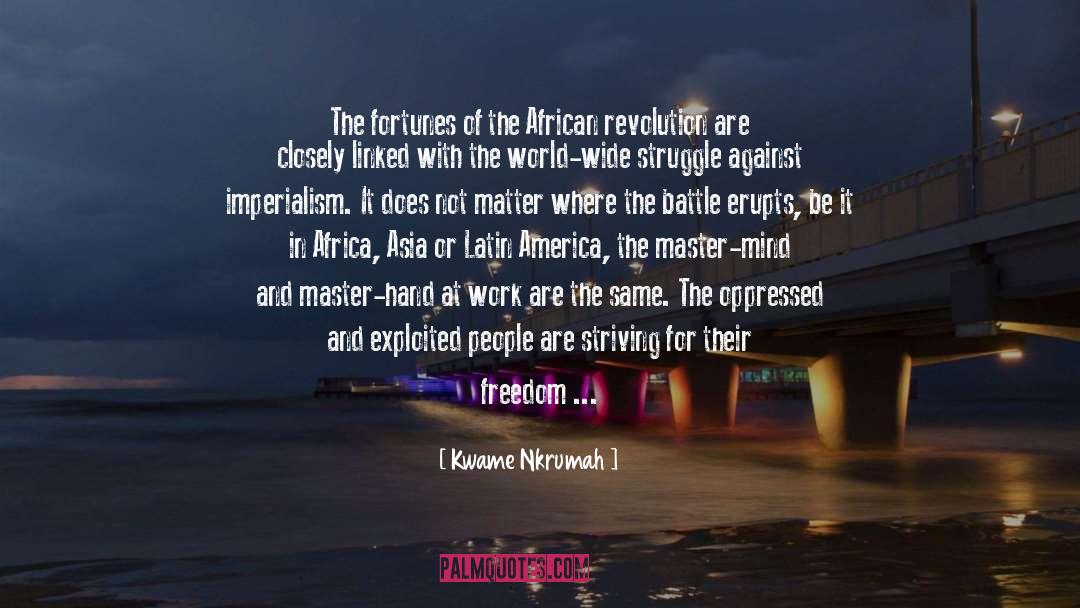 Trembling Hands quotes by Kwame Nkrumah