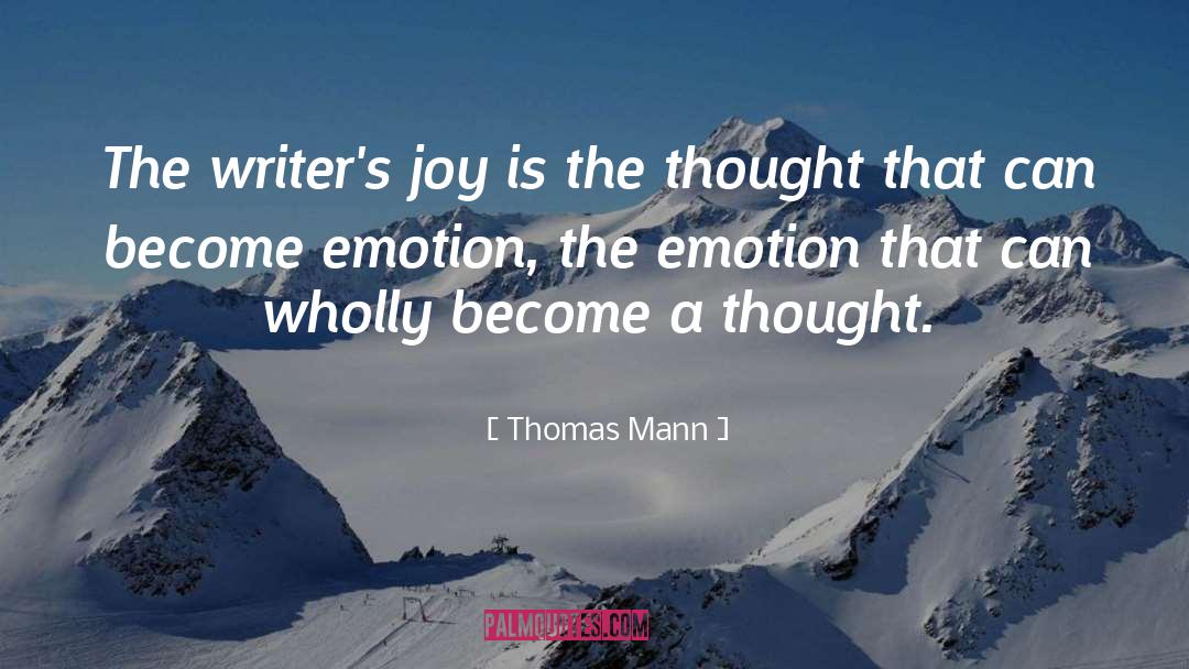 Trembling Joy quotes by Thomas Mann