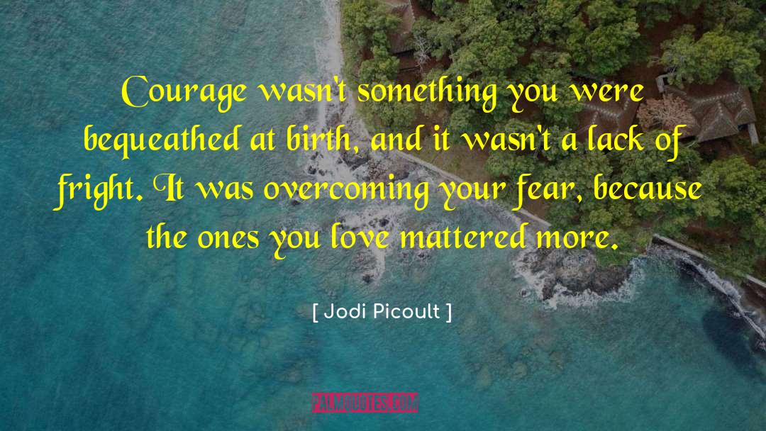 Tremendous Courage quotes by Jodi Picoult