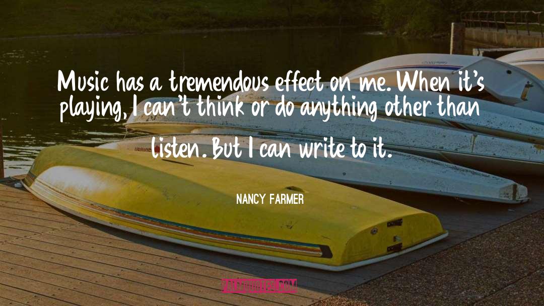 Tremendous Synonym quotes by Nancy Farmer