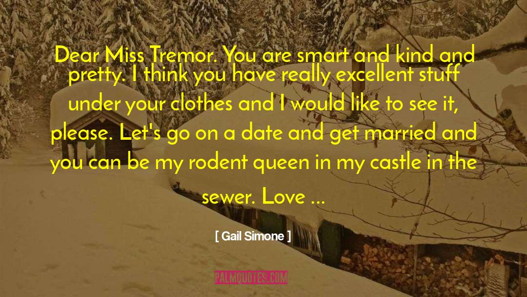 Tremor quotes by Gail Simone
