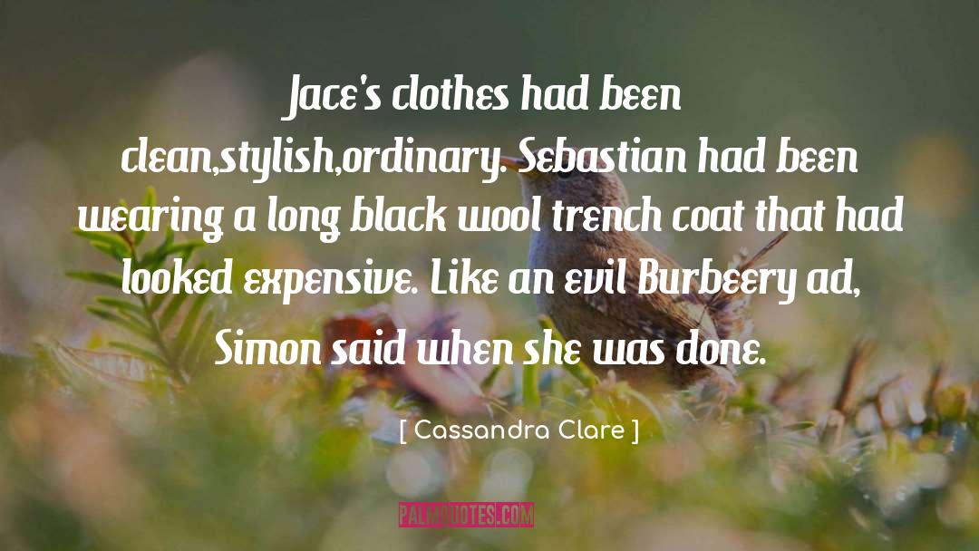 Trench Coat quotes by Cassandra Clare