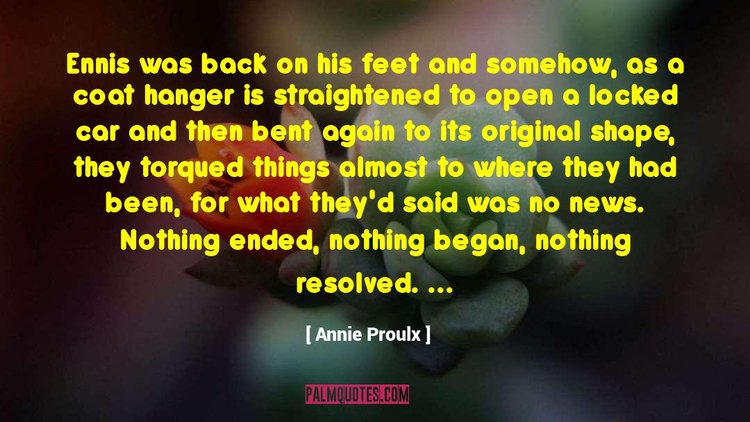 Trench Coat quotes by Annie Proulx