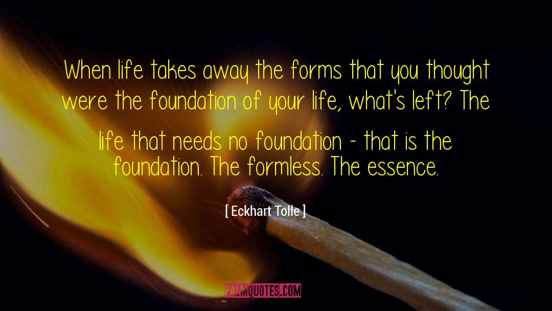 Trenchard Foundation quotes by Eckhart Tolle
