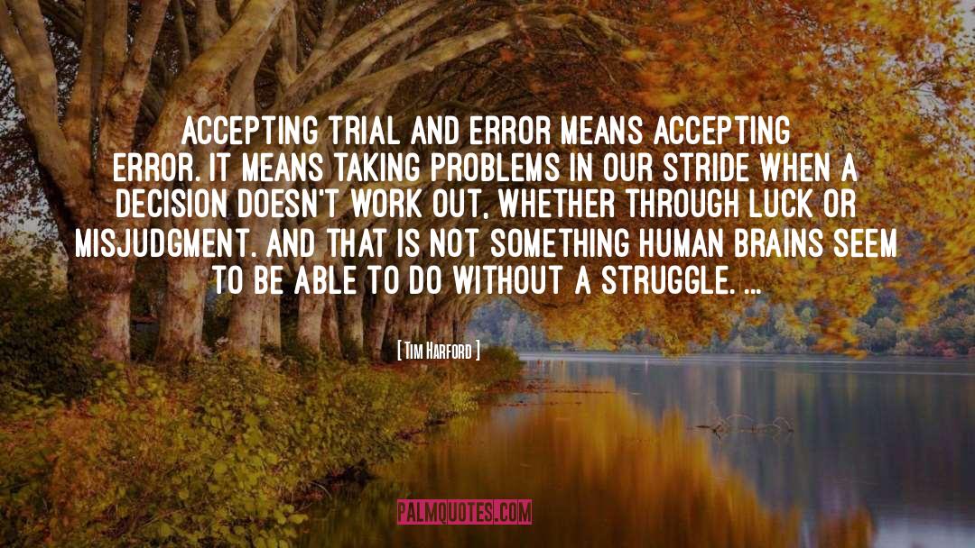 Trial And Error quotes by Tim Harford