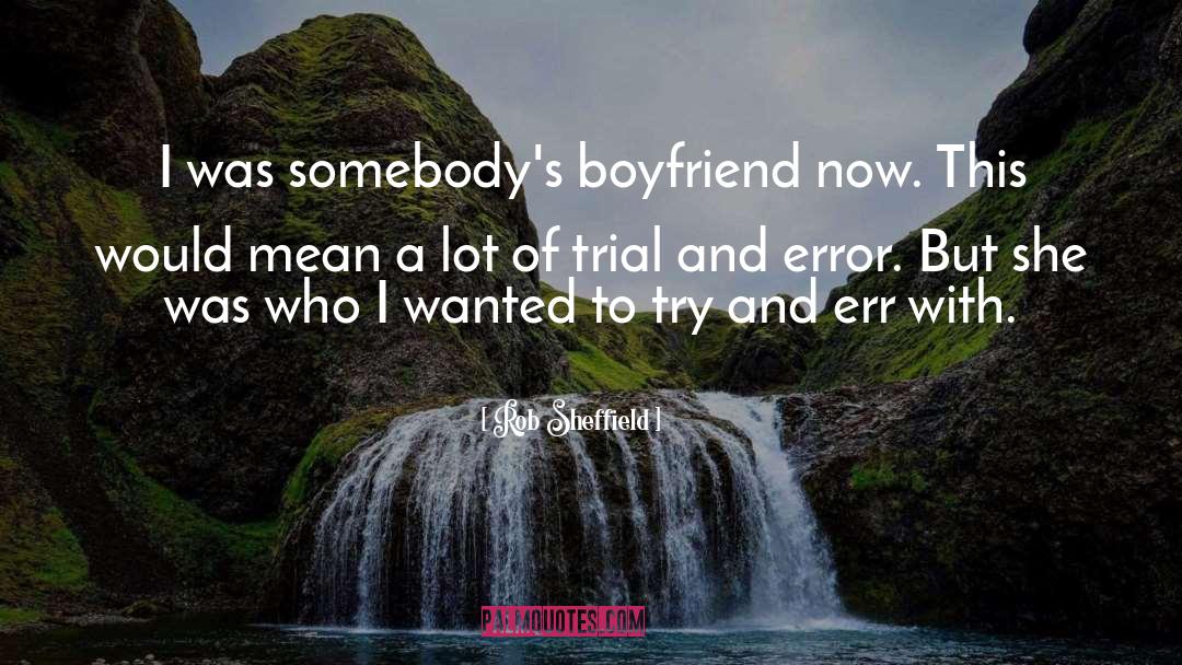 Trial And Error quotes by Rob Sheffield