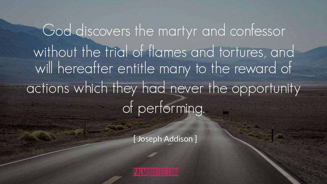 Trials quotes by Joseph Addison