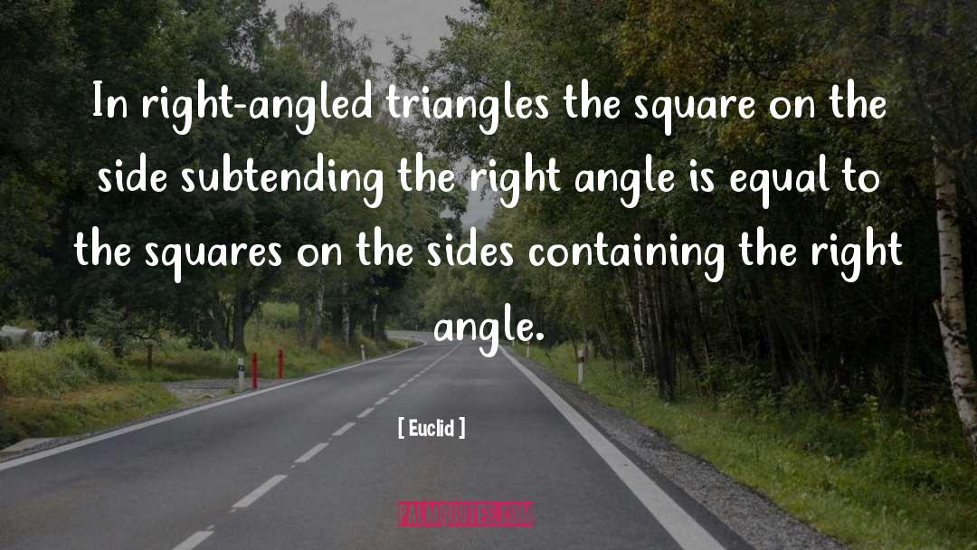 Triangles quotes by Euclid