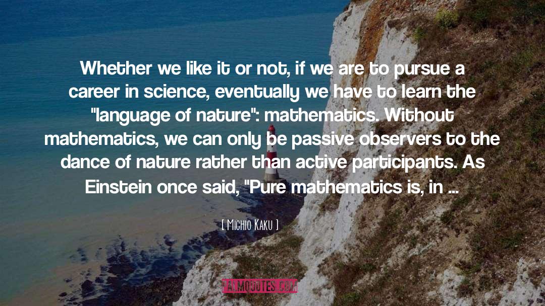 Triangles quotes by Michio Kaku