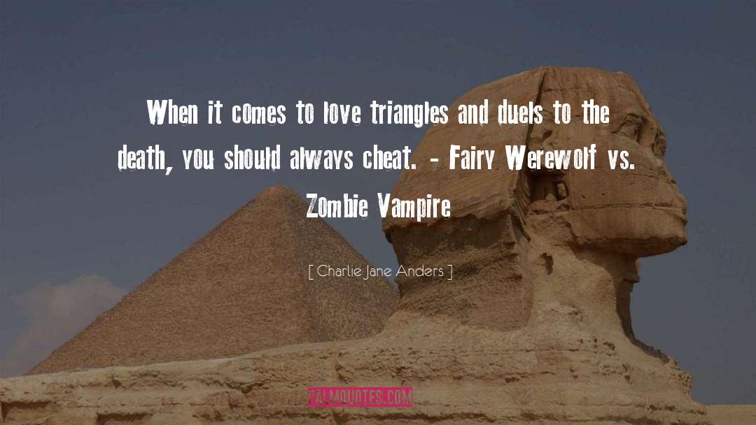 Triangles quotes by Charlie Jane Anders