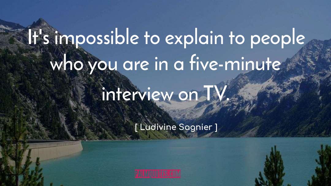 Triangulation Interview quotes by Ludivine Sagnier