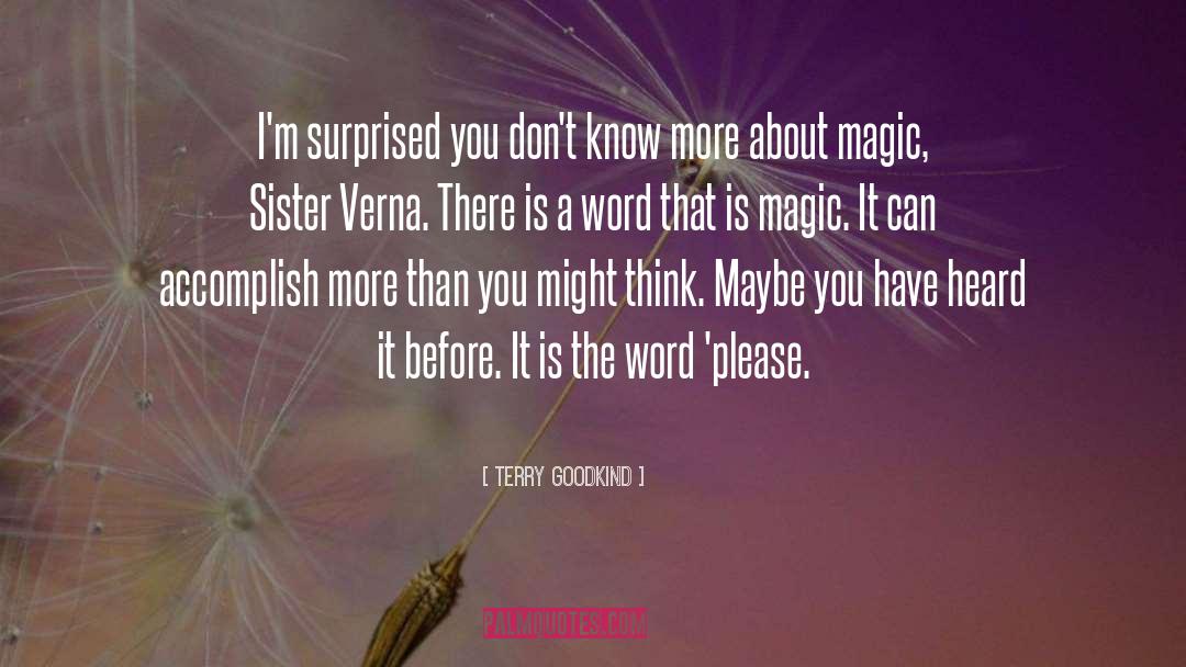 Tribal Magic quotes by Terry Goodkind