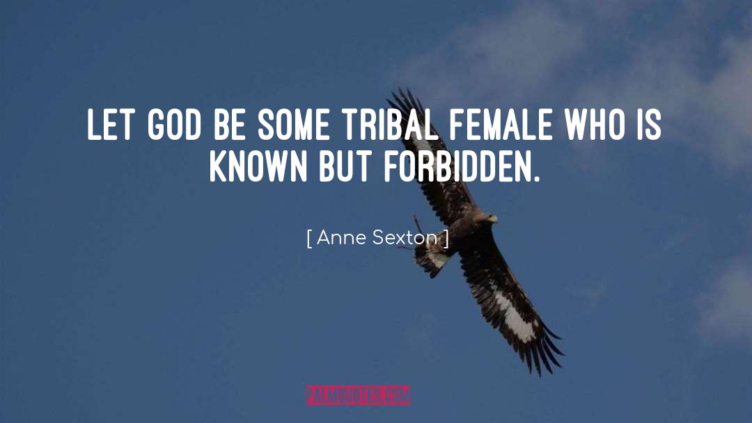 Tribal quotes by Anne Sexton