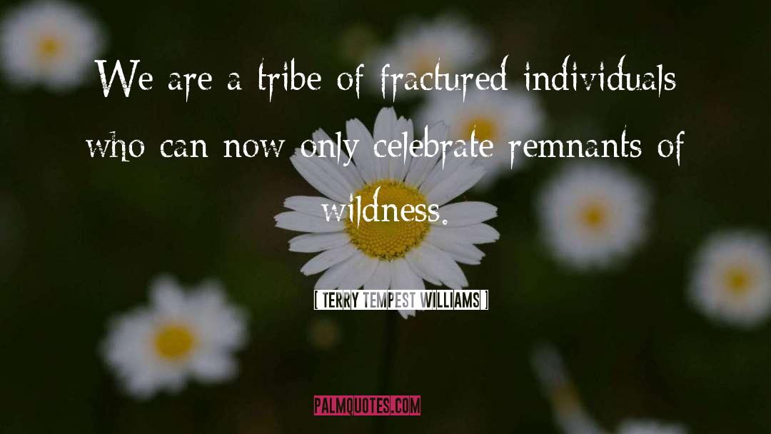 Tribe quotes by Terry Tempest Williams