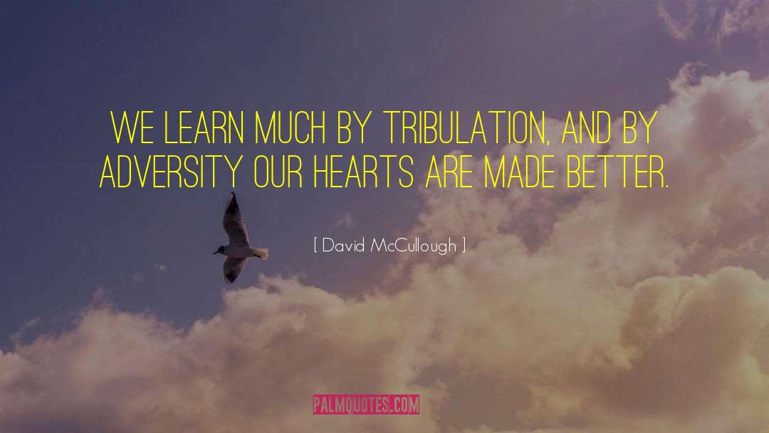 Tribulation quotes by David McCullough