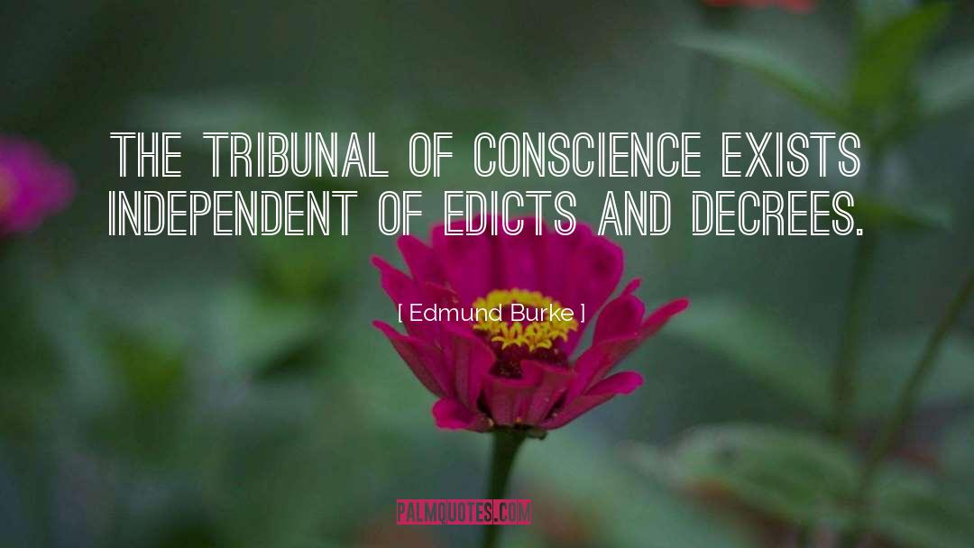 Tribunal quotes by Edmund Burke