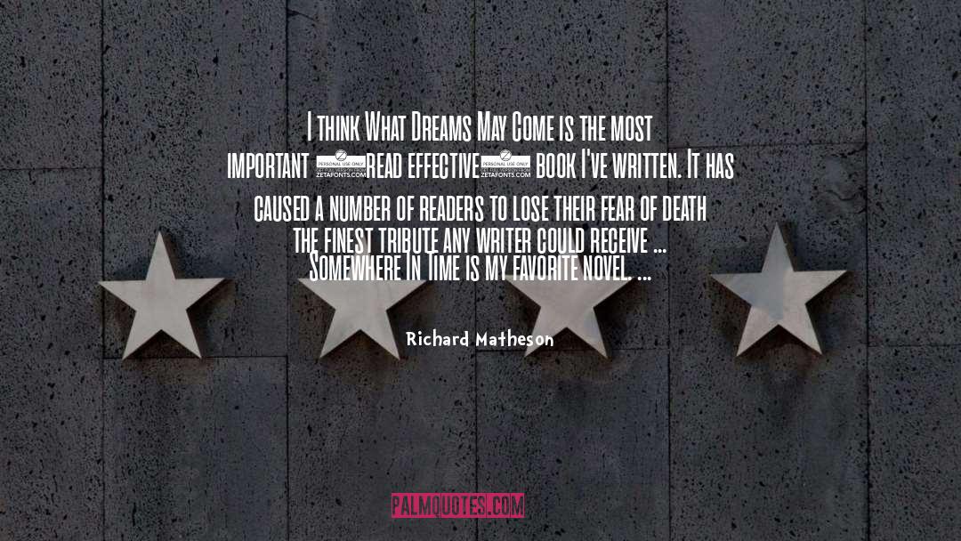 Tribute quotes by Richard Matheson