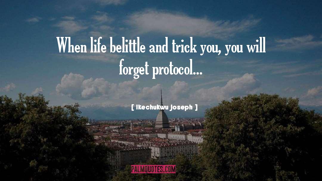 Trick quotes by Ikechukwu Joseph