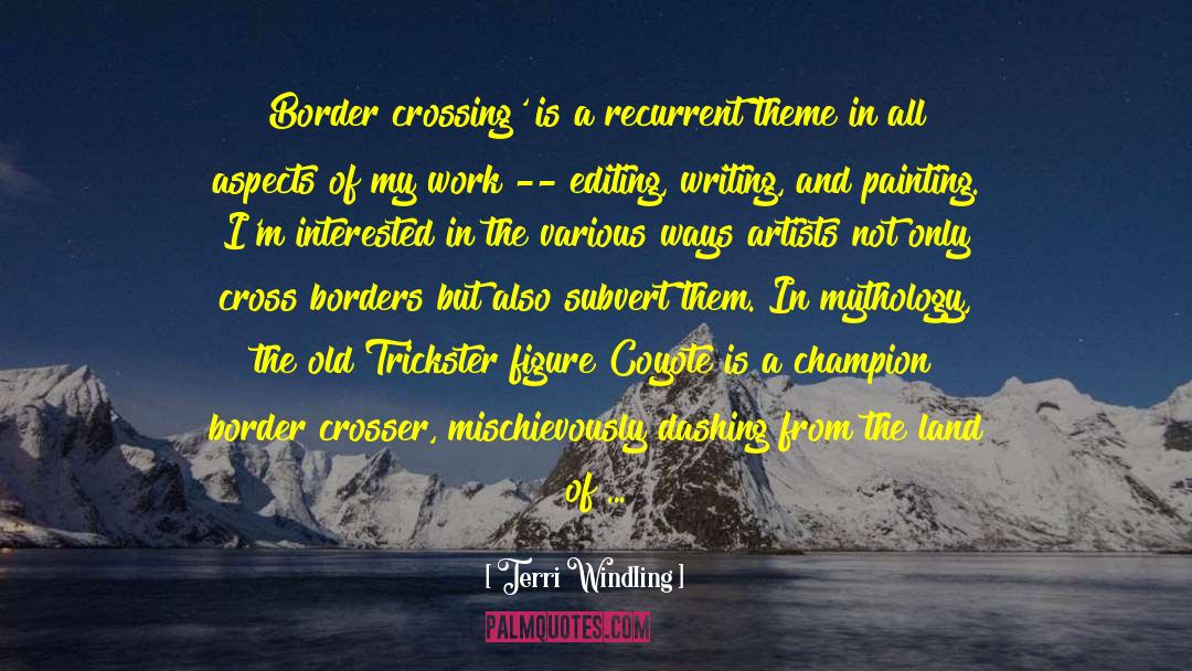 Trickster quotes by Terri Windling