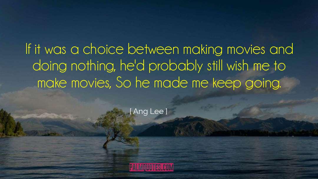 Tricksters Choice quotes by Ang Lee