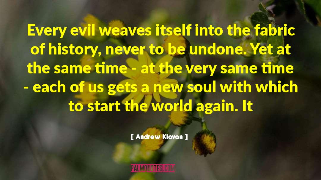 Tricot Fabric quotes by Andrew Klavan