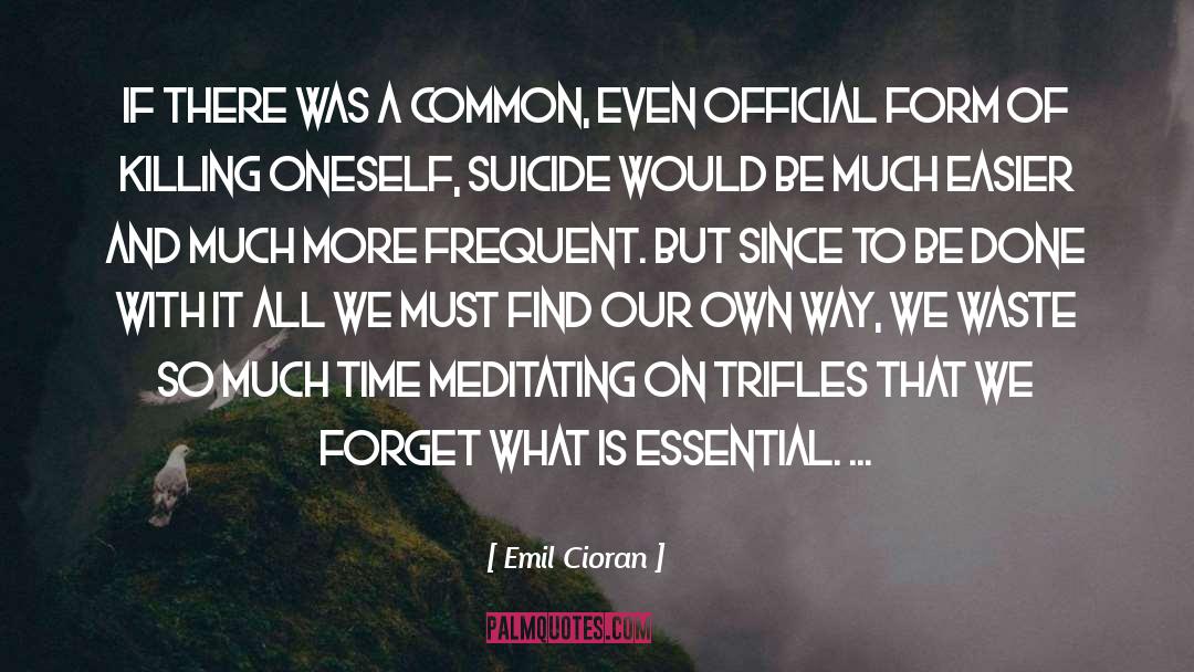 Trifles quotes by Emil Cioran