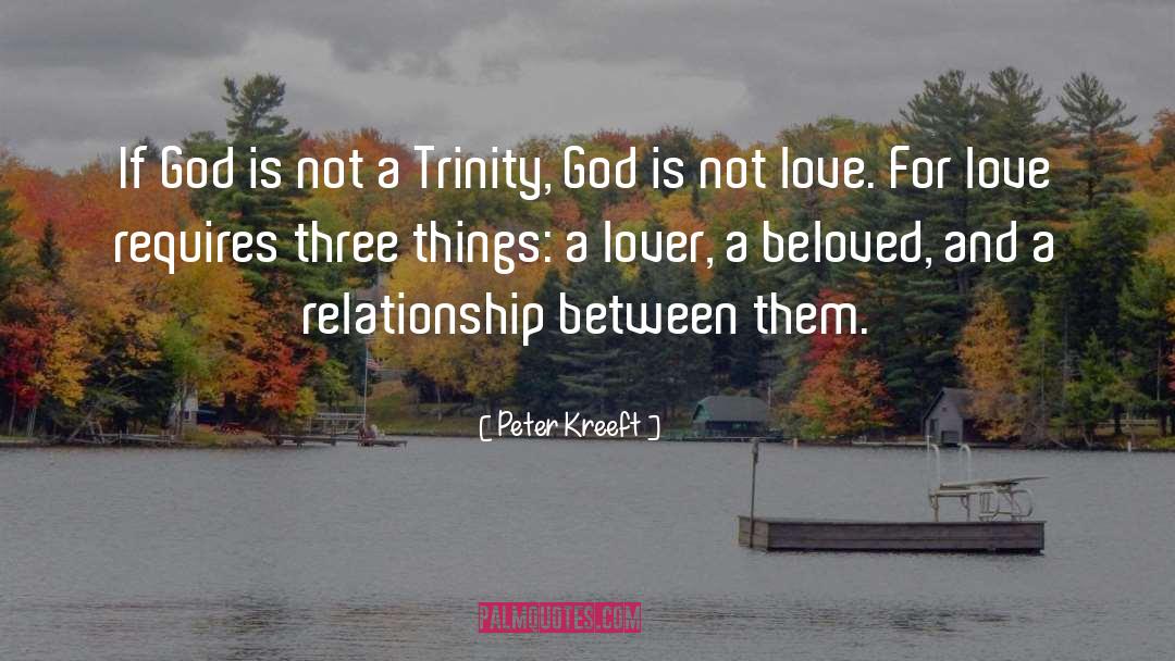 Trinity quotes by Peter Kreeft