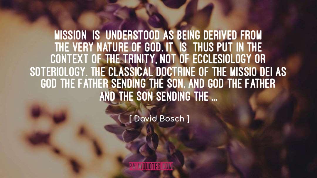 Trinity quotes by David Bosch