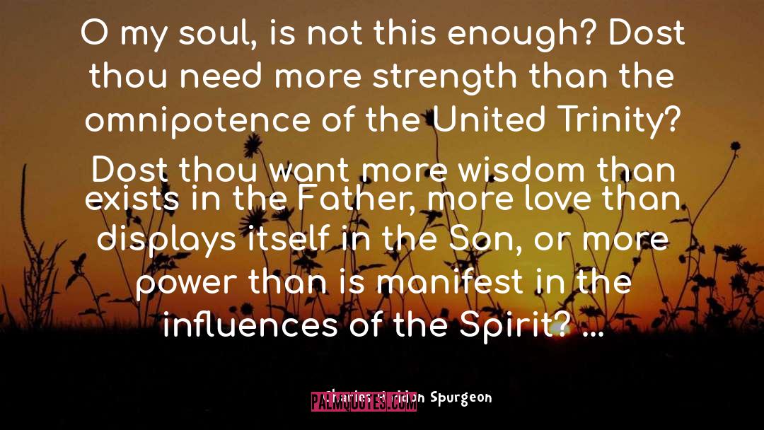 Trinity quotes by Charles Haddon Spurgeon