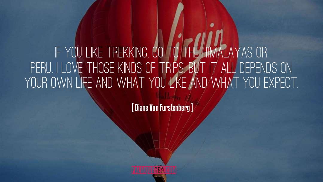 Trips quotes by Diane Von Furstenberg