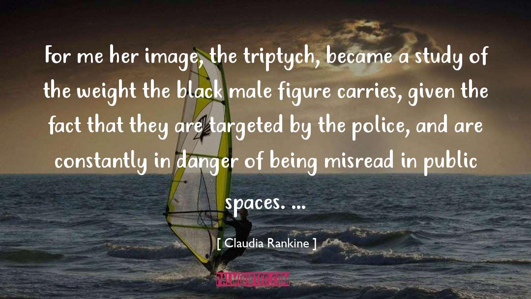 Triptych quotes by Claudia Rankine