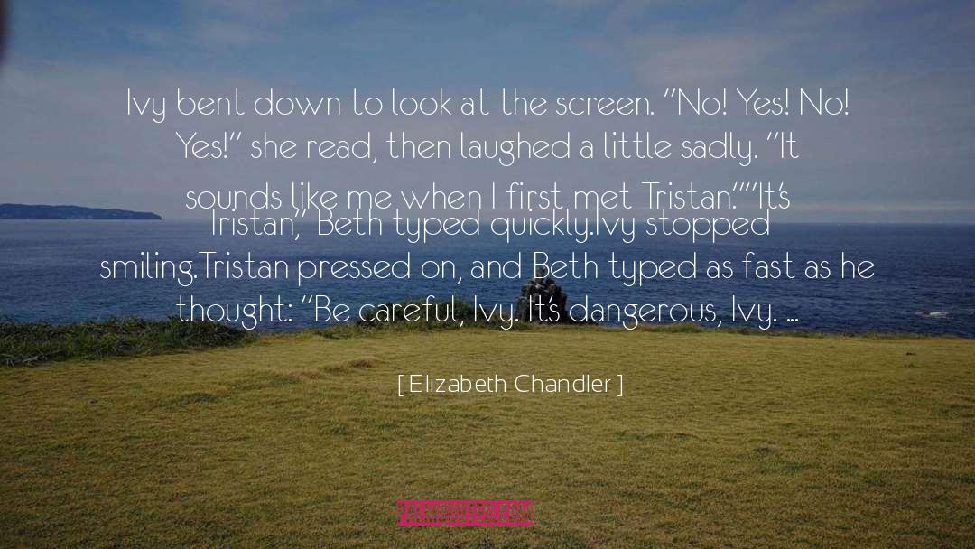 Tristan quotes by Elizabeth Chandler