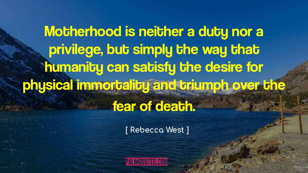 Triumph Over Adversity quotes by Rebecca West