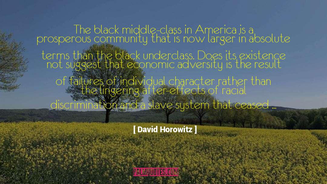 Triumph Over Adversity quotes by David Horowitz