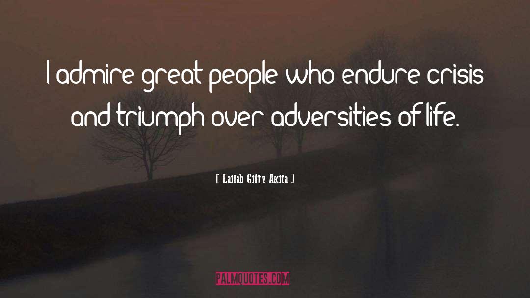 Triumph Over Tragedy quotes by Lailah Gifty Akita