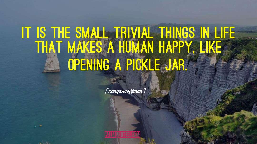 Trivial Things quotes by KanyaACoffman