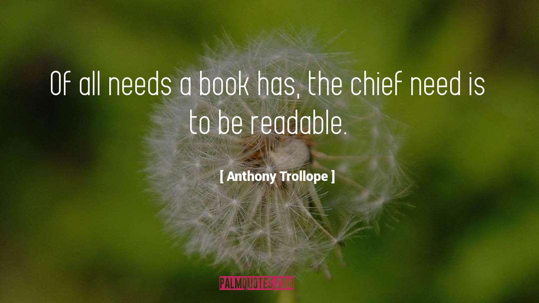 Trollope quotes by Anthony Trollope