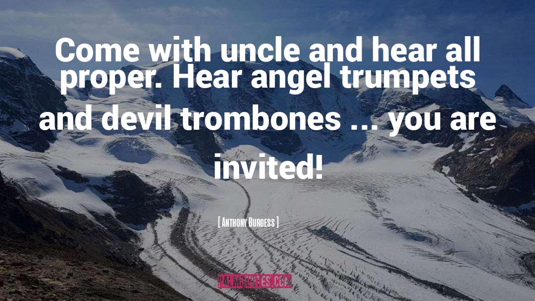 Trombone quotes by Anthony Burgess