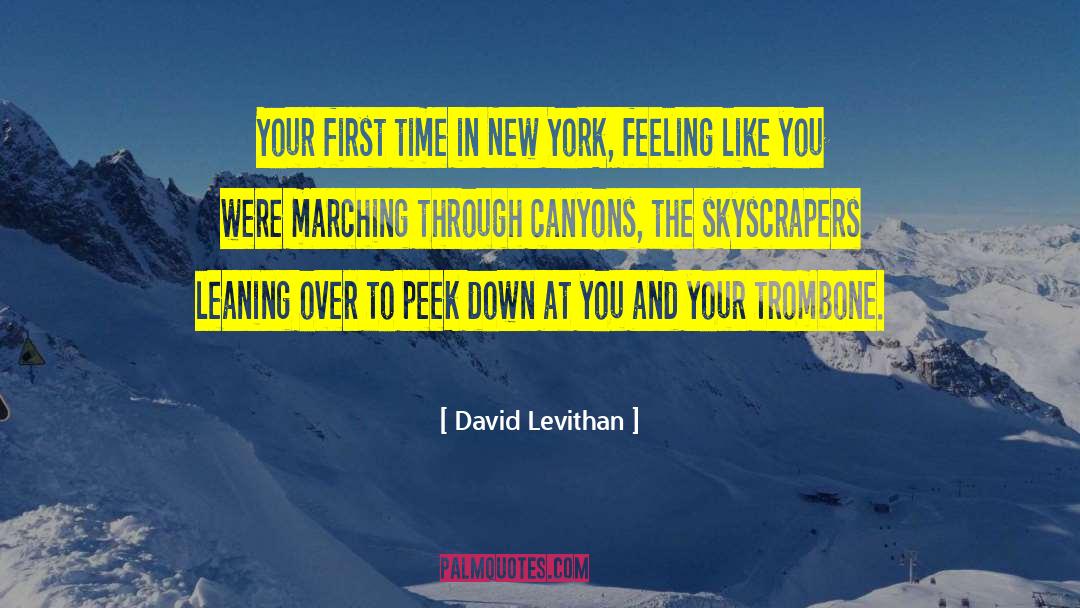 Trombone quotes by David Levithan