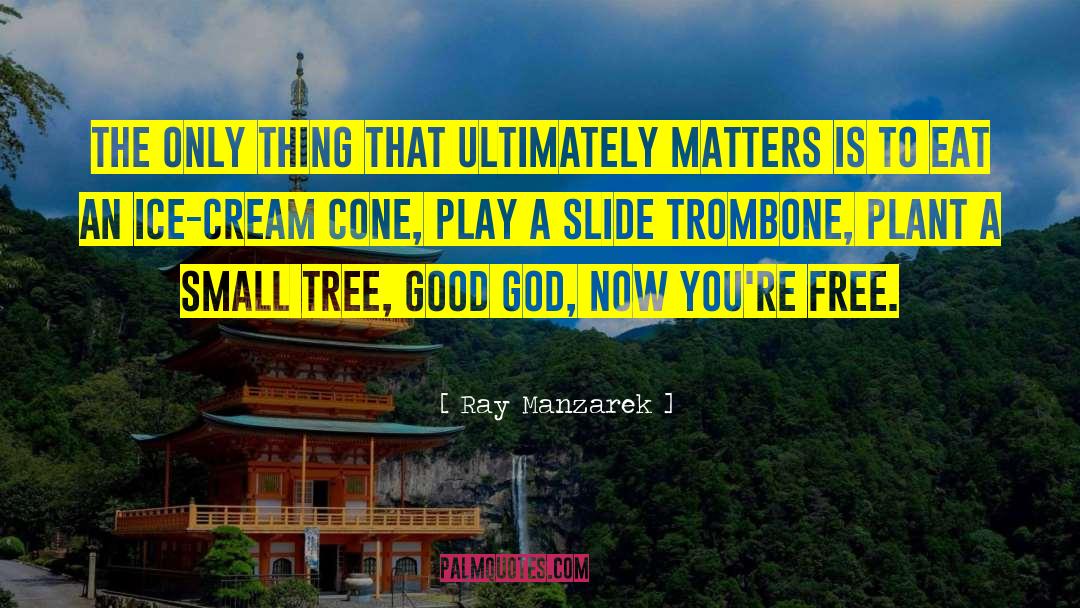 Trombone quotes by Ray Manzarek