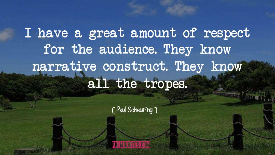 Tropes quotes by Paul Scheuring