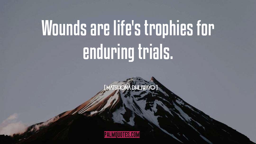 Trophies quotes by Matshona Dhliwayo