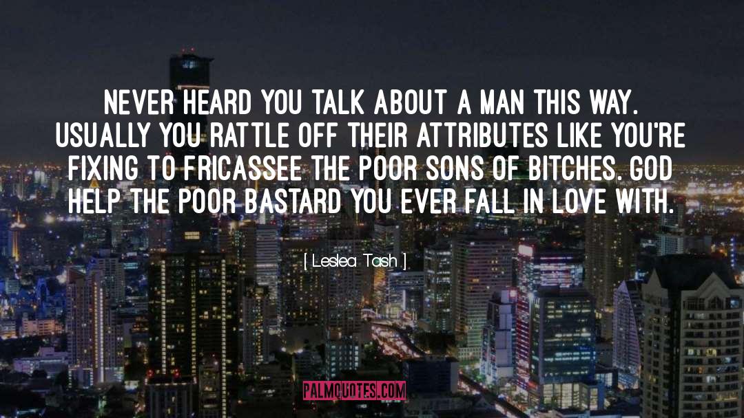 Trouble In Love quotes by Leslea Tash