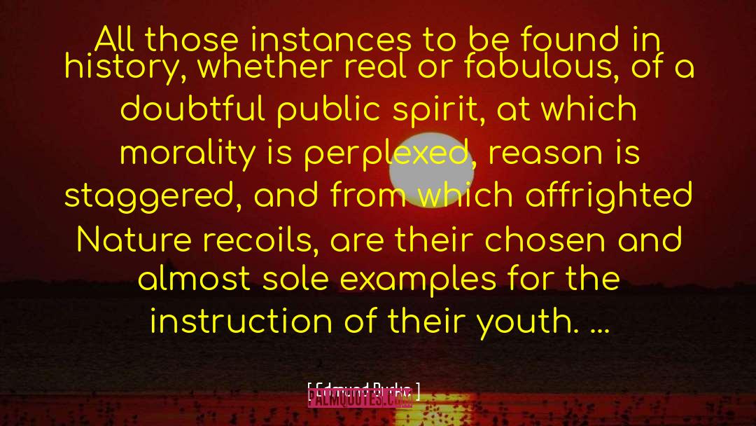 Trouble Youth quotes by Edmund Burke