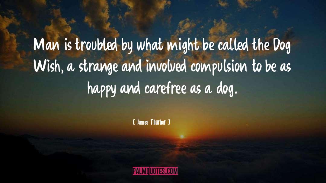 Troubled quotes by James Thurber