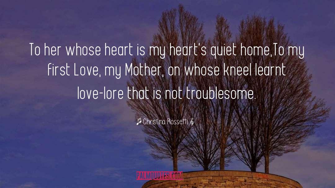 Troublesome quotes by Christina Rossetti