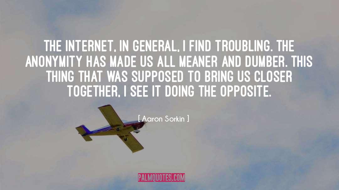 Troubling quotes by Aaron Sorkin