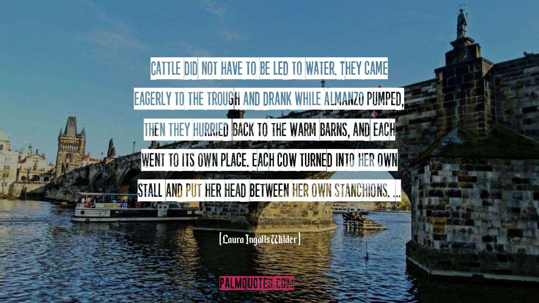 Trough quotes by Laura Ingalls Wilder