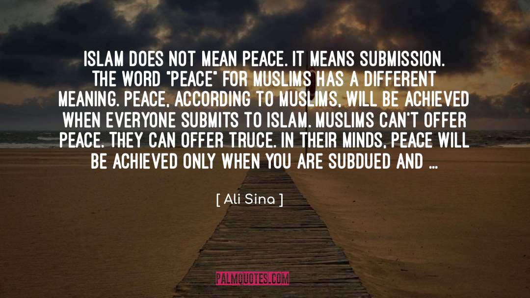 Truce quotes by Ali Sina