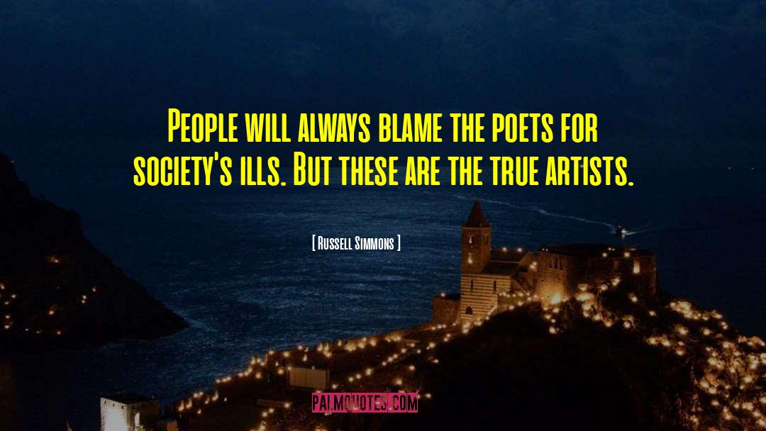 True Artists quotes by Russell Simmons